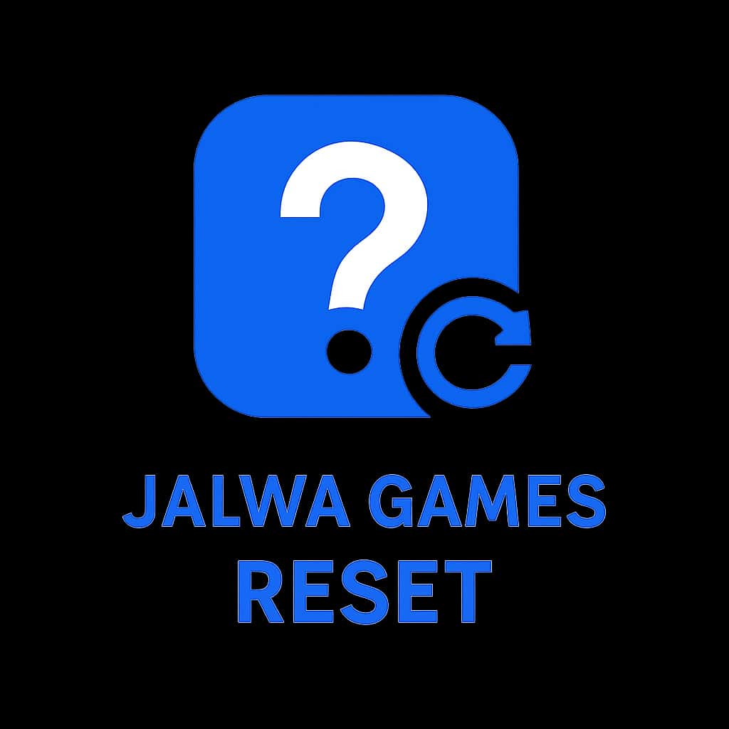 Icon representing Jalwa Games Reset help resource.